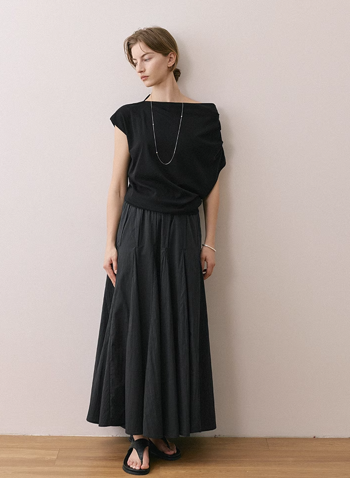 Asymmetric Off-Shoulder Top