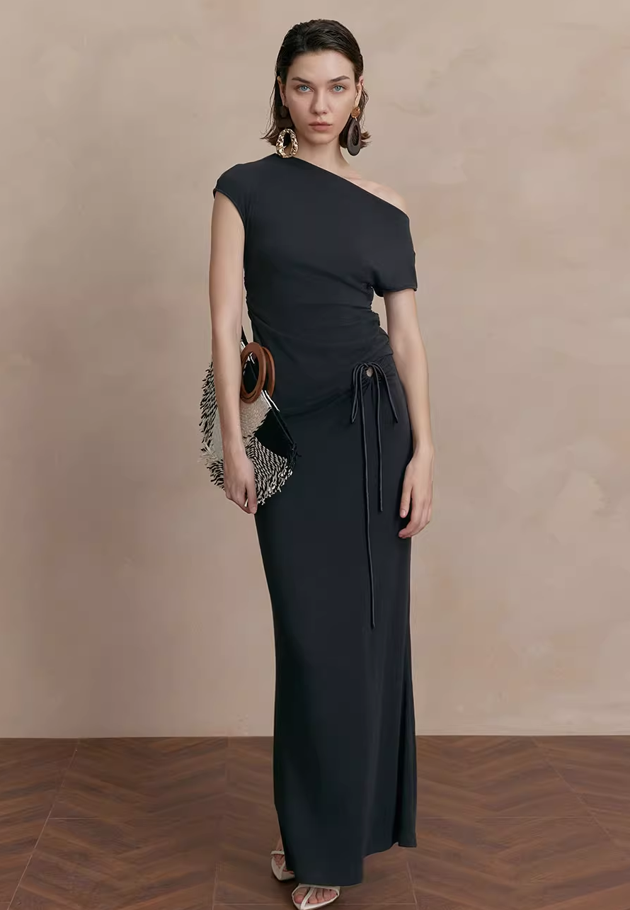 Asymmetric Knit Set