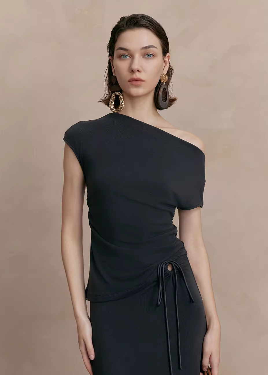 Asymmetric Knit Set